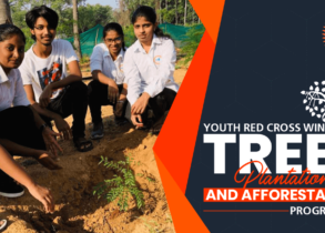 Youth Red Cross Wing - tree plantation and afforestation programme