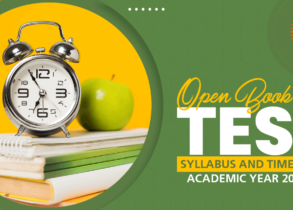 OPEN BOOK TEST SYLLABUS AND TIME TABLE ACADEMIC YEAR 2021-22