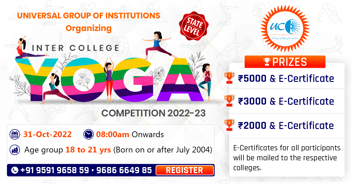 Inter College Yoga Competition 