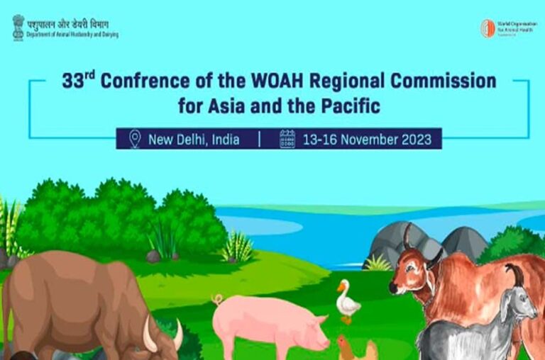 33RD WORLD ANIMAL HEALTH CONFERENCE SET TO TAKE PLACE IN NEW DELHI