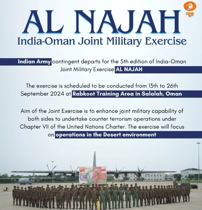 India-Oman Joint Military Exercise 