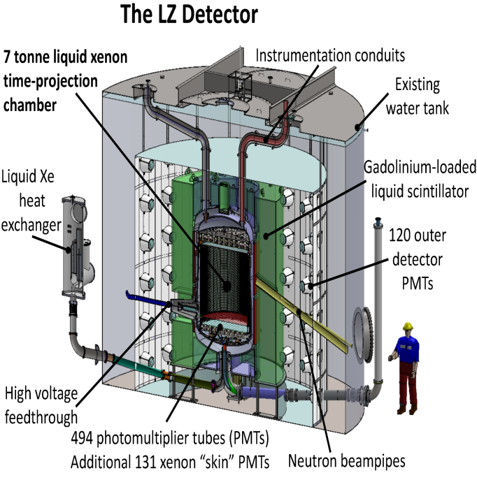 Dark Matter Search: LUX-ZEPLIN Experiment and Neutrino Fog