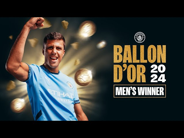 Rodri Wins 2024 Ballon d'Or for Outstanding Midfield Mastery