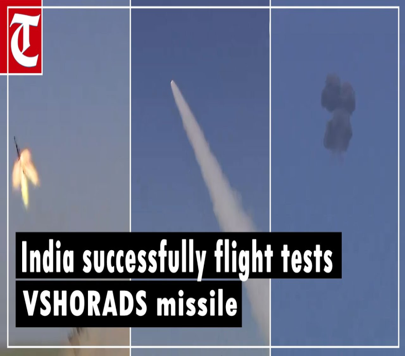 DRDO Achieves Milestone with VSHORADS Flight Tests