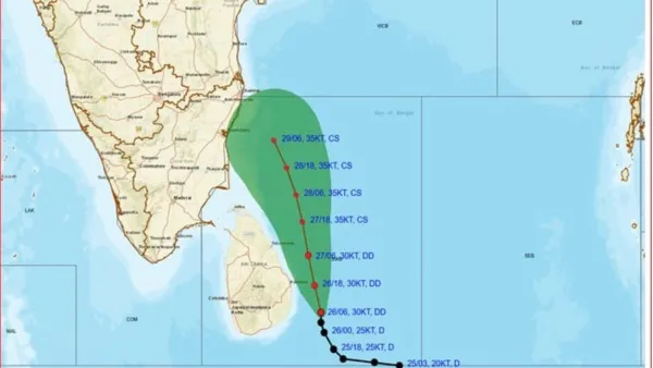 Cyclone Fengal: Deep Depression Intensifies Over Bay of Bengal