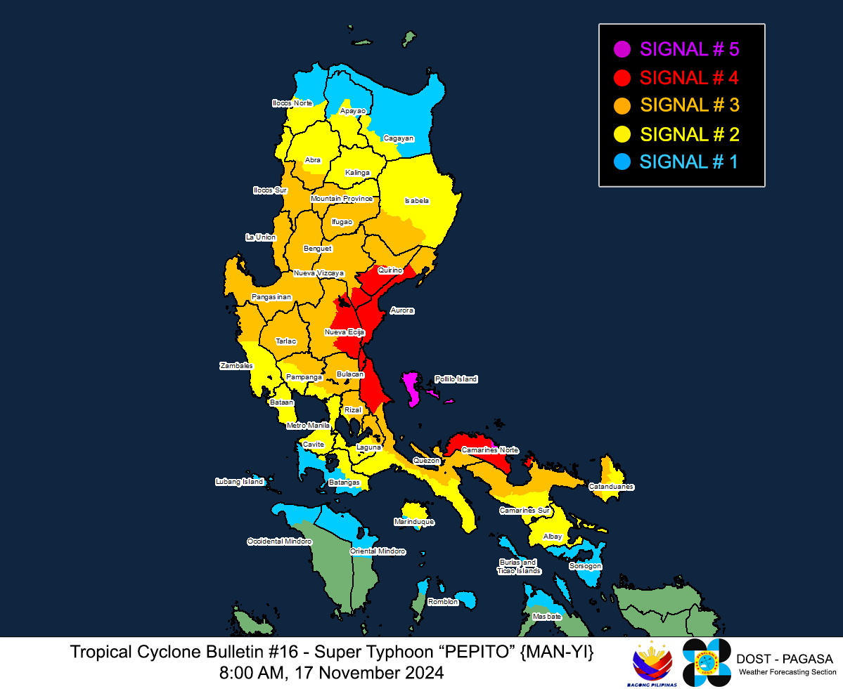 Super Typhoon Man-Yi Strikes Philippines, Causing Devastation