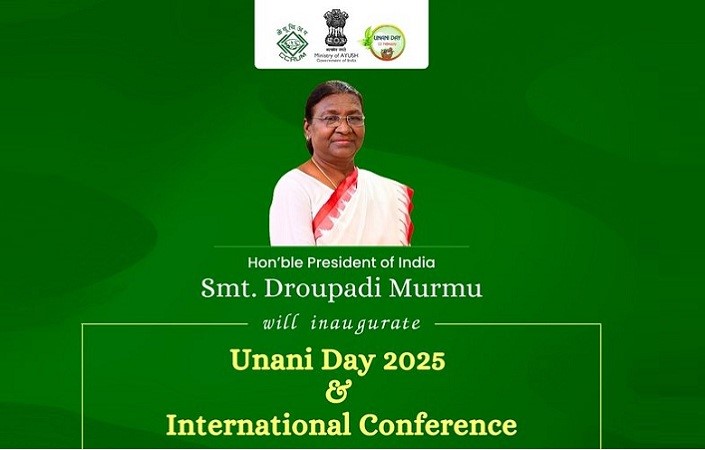 President Murmu Inaugurates International Conference on Unani