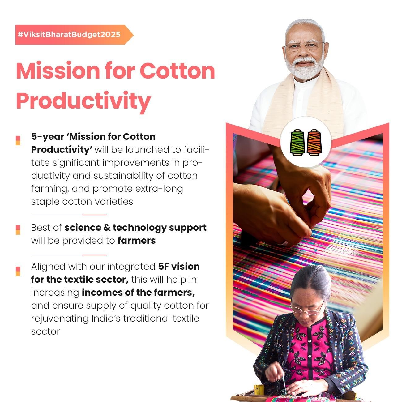 Cotton Productivity Mission Launched to Enhance Quality