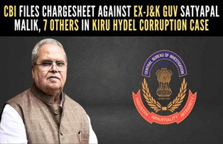 CBI Chargesheet Filed Against Former J&K Governor in Latest CBI Cases