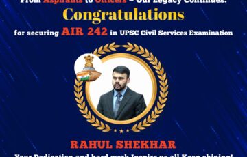 🚀 From Small Town to UPSC Success: How Rahul Shekhar Achieved AIR 242 with Universal’s Support