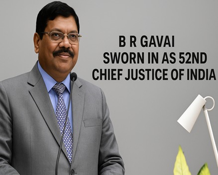 Justice B R Gavai Sworn as 52nd CJI