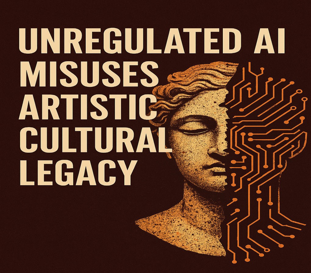 UNREGULATED AI MISUSES ARTISTIC CULTURAL LEGACY