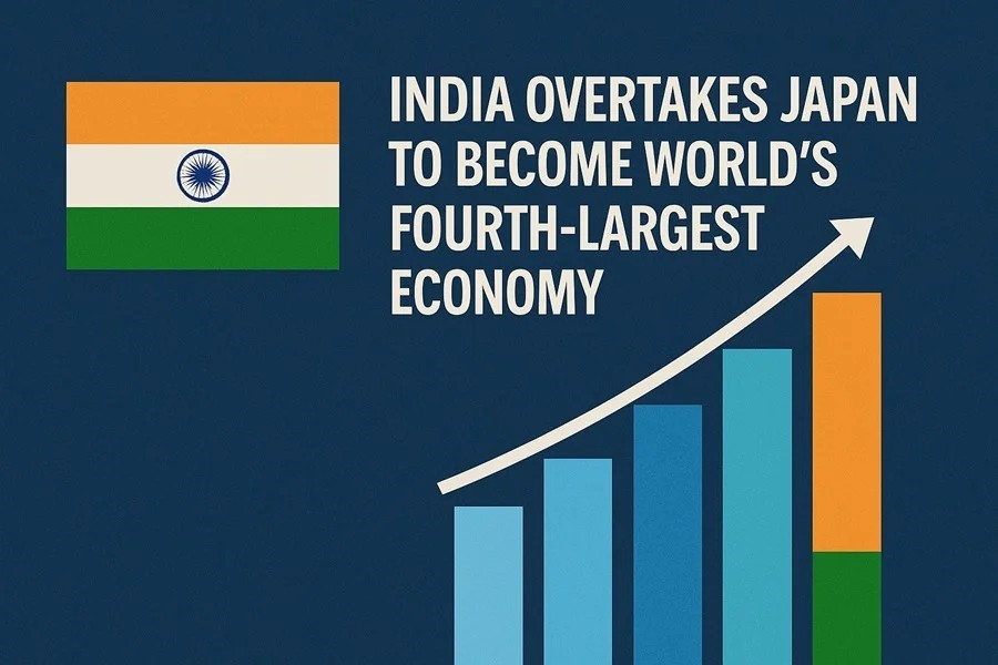 India Overtakes Japan as Fourth Largest Economy