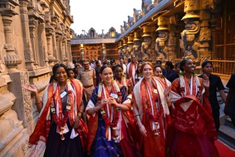Miss World Contestants Celebrate Telangana's Cultural Heritage