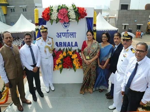 Navy Commissions Indigenous Anti-Submarine Ship Arnala