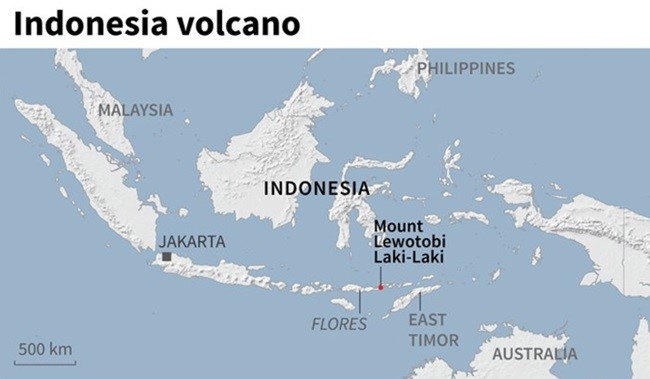 Mount Lewotobi Erupts, Disrupts Indonesia Flights
