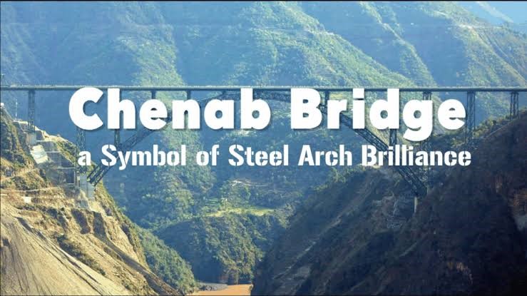 CHENAB BRIDGE SYMBOLISES KASHMIR'S NEW PATH