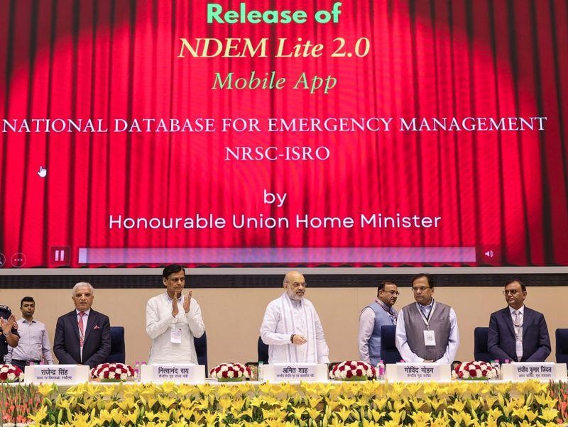 Amit Shah Unveils Disaster Management Tech Platforms