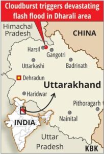 Flash Floods Ravage Dharali Village in Uttarkashi