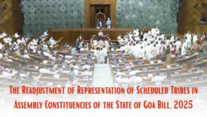 Goa Assembly Gets ST Reservation - Historic Bill Passed
