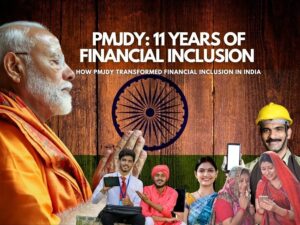PMJDY Surpasses 560 Million Accounts in 11 Years