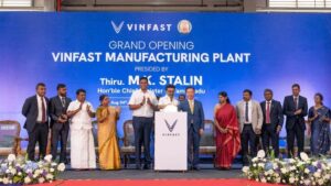 M.K. Stalin Opens VinFast EV Plant in India Today