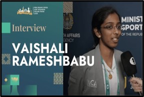 Vaishali Rameshbabu Wins Gold at FIDE Grand Swiss