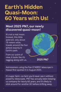 Earth’s New Quasi-Moon 2025 PN7: Cosmic Companion