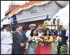 Indian Coast Guard Unveils Two New Fast Patrol Vessels