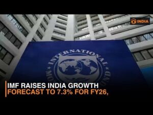 IMF Raises India FY26 Growth to 7.3%