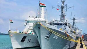 Indian Navy Squadron Docks Singapore