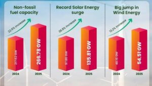India Non-Fossil Capacity Hits 266GW
