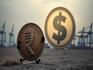 Rupee Slips on Dollar Strength