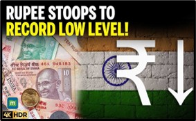 Rupee Hits Record Low on Oil Surge