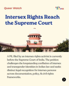 Supreme Court Hears Plea for Intersex Legal Recognition